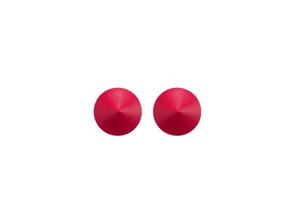 Krásná lepítka na bradavky Sublimie červené - Obsessive (Velikost ONE SIZE)