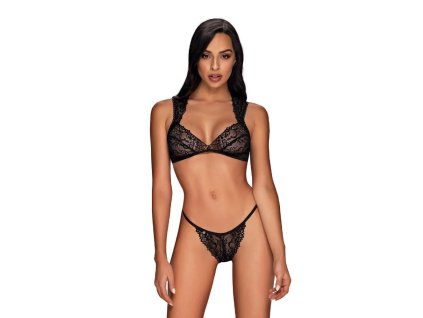 Jedinečný set Elisetta set - Obsessive (Barva černá, Velikost S/M)