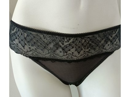Dámské kalhotky Paradiso I P-307/2 Černá - Kinga (Barva černá, Velikost XS)
