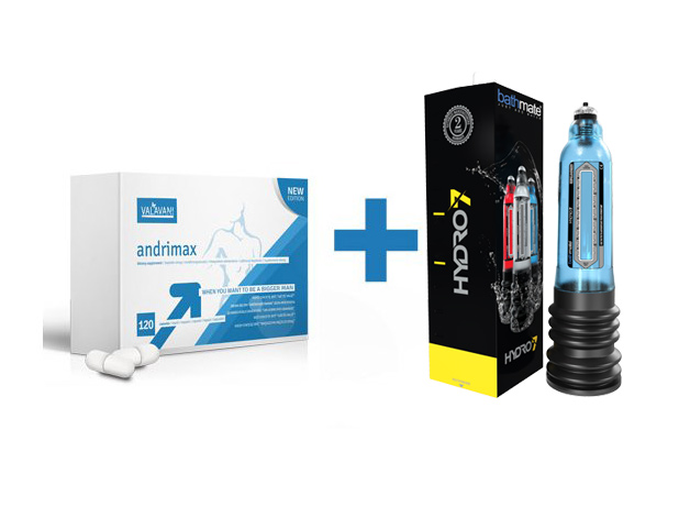 zvětšení penisu Bathmate a Andrimax