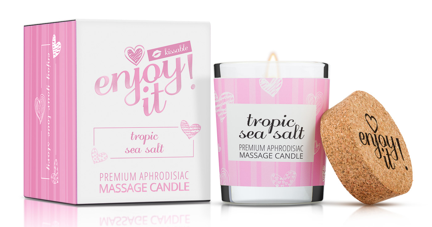 Levně Masážní svíčka MAGNETIFICO - Enjoy it! Tropic sea salt