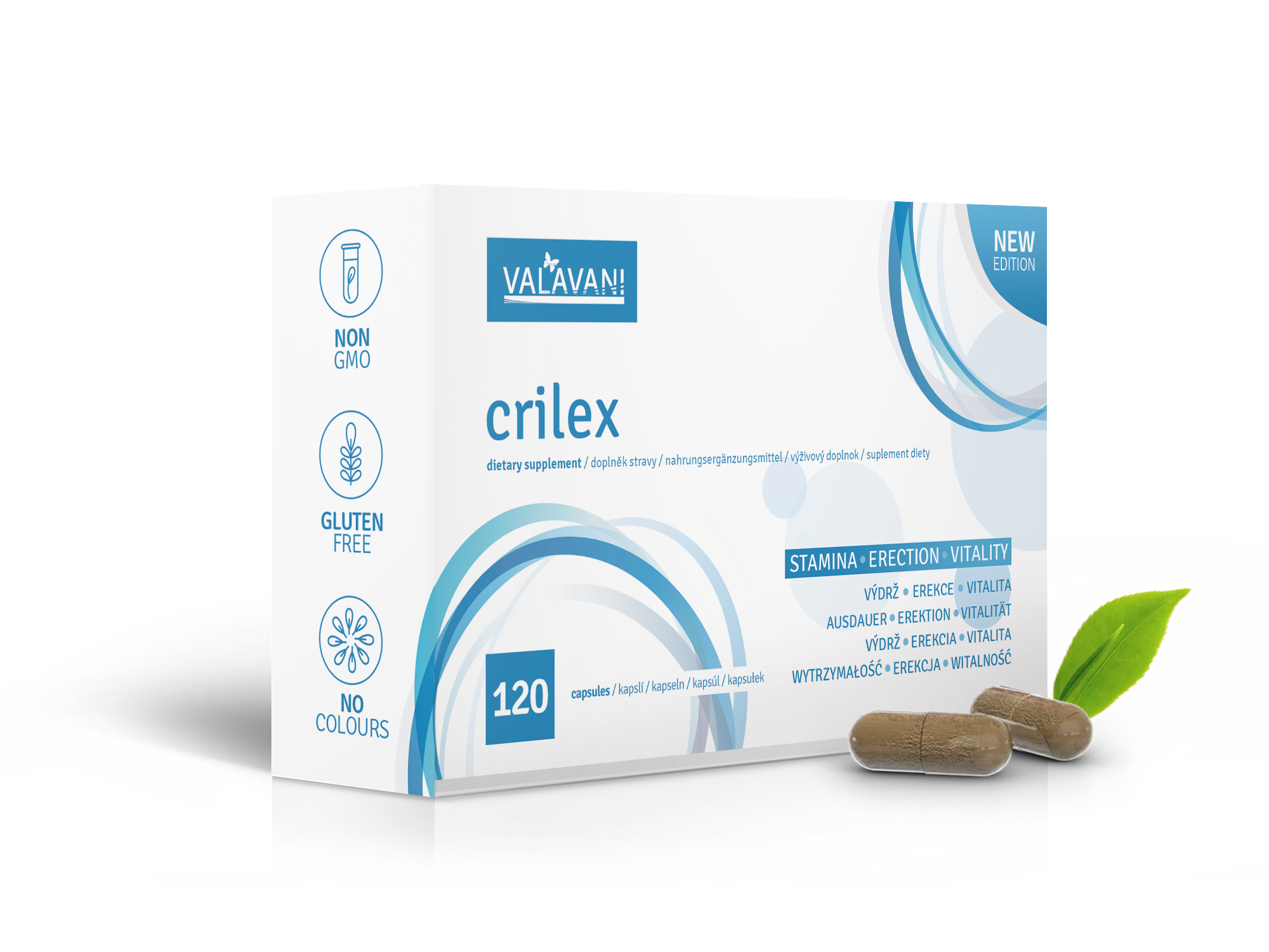 CRILEX - oddálení ejakulace .: 1 balení 120 kapslí