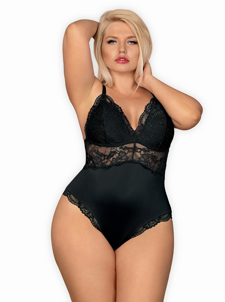 Dokonalé body 810 - TED black XXL - Obsessive Barva: černá, Velikost: XXL