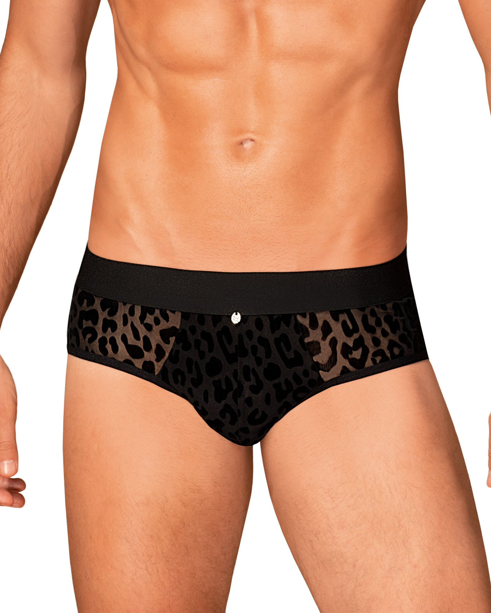 Pánské slipy otevřené Azmeron jockstrap - Obsessive Barva: černá, Velikost: L/XL