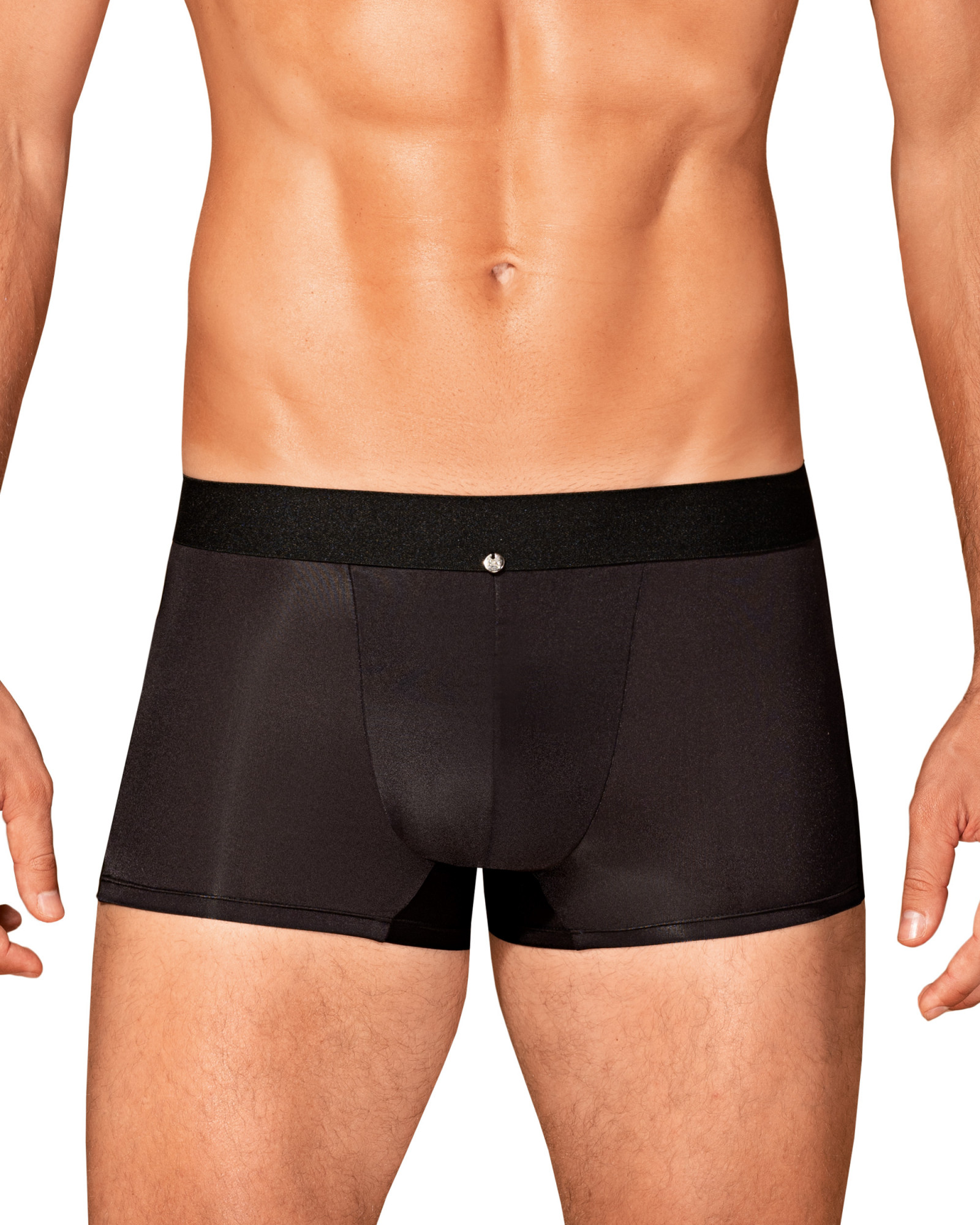 Pánské boxerky Boldero boxer shorts black - Obsessive Barva: černá, Velikost: S/M