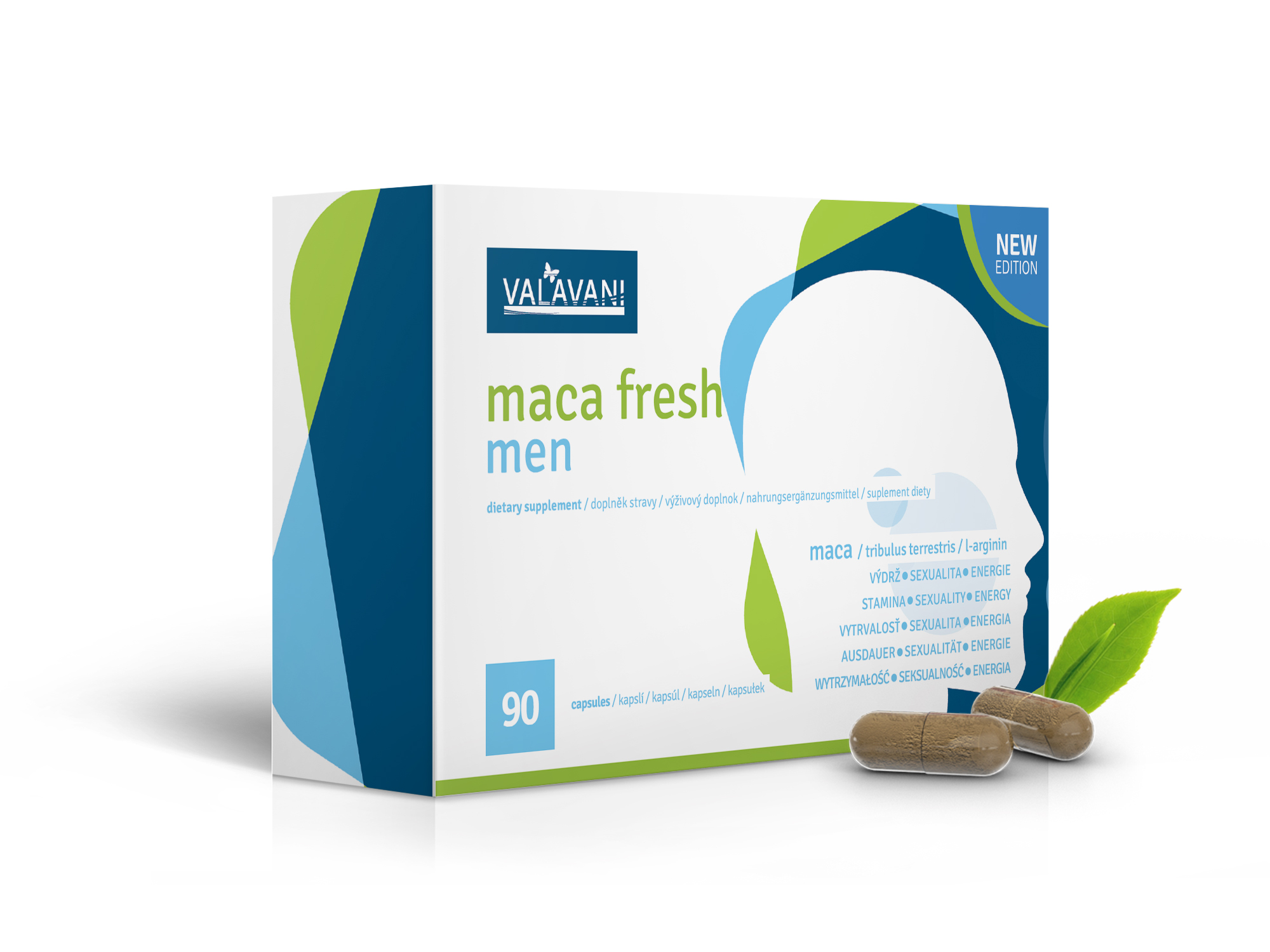 Maca fresh men 90 kapslí - sexuální výkon