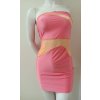 Dámské sexy šaty ISF2213 růžové - Koucla (Velikost S)