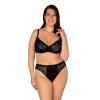 Elegantní set Laurise set 2XL/3XL - Obsessive (Barva černá, Velikost 2XL/3XL)