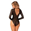 Neobyčejné body Merlys teddy - Obsessive (Barva černá, Velikost XS/S)