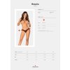 Sexy tanga Roxelia thong - Obsessive (Barva černá, Velikost M/L)