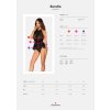 Smyslná košilka Serafia babydoll - Obsessive (Barva černá, Velikost XS/S)