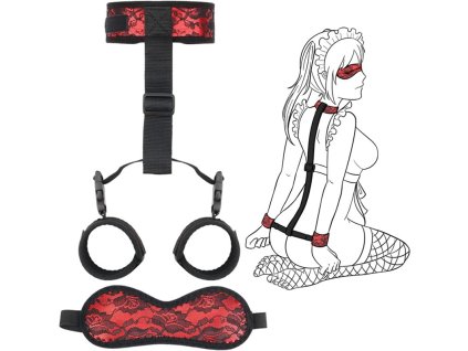 BDSM pouta s krajkovým designem