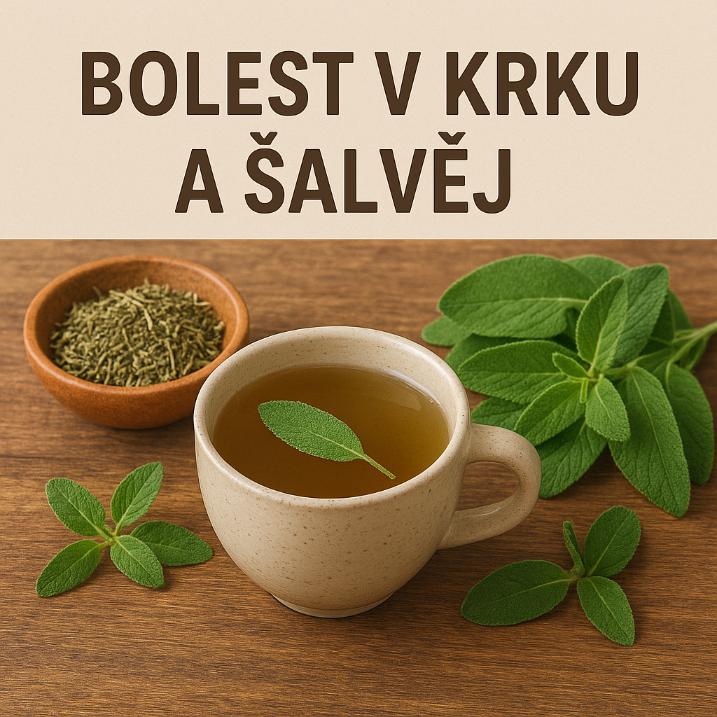 Bolest v krku a šalvěj