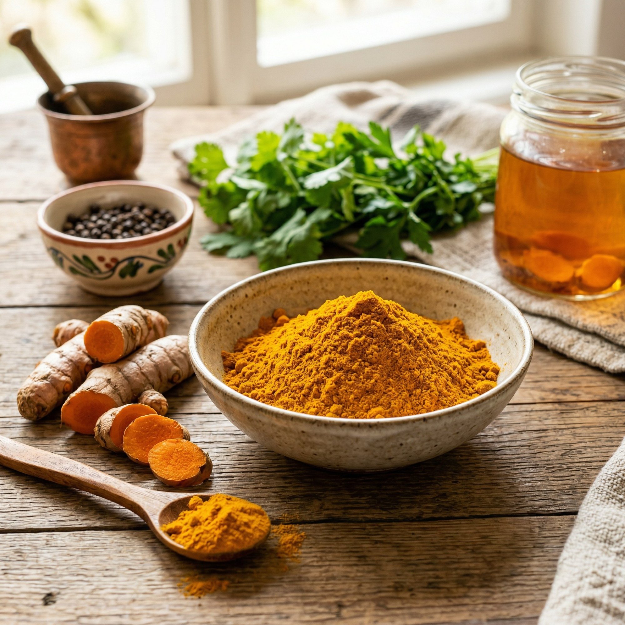 Kurkuma: složení, kurkumin a tradiční využití v kuchyni i bylinářství