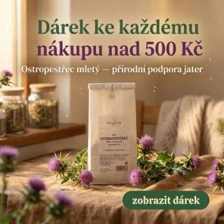 Malý dárek s velkým významem 🎁 Víte, co dostanete k nákupu nad 500 Kč? Mletý ostropestřec mariánský - a není to jen tak...