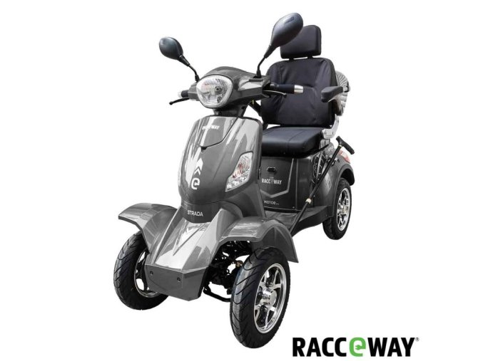 Elektrický čtyřkolový vozík RACCEWAY® STRADA ELECTRIC SCOOTER,