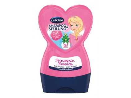 bubchen Kids šampon s kondicionérem 2v1 Princezna Rosalea 230 ml