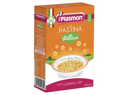 PLASMON Těstoviny pšeničné Stelline hvězdičky 340 g, 6m+