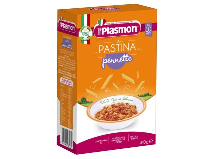 PLASMON Těstoviny semolinové Pennette penne 340 g, 10m+