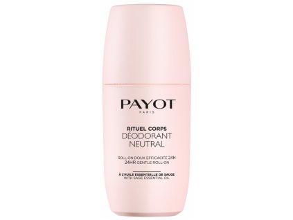 payot rituel corps deodorant neutral růžový 75ml roll on