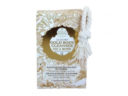 ND luxury gold body cleanser on rope 150g