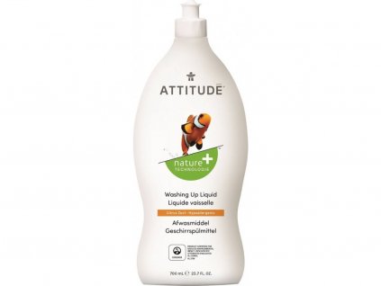 Attitude prostredek na myti nadobi attitude s vuni citronove kury 700 ml