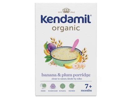 kendamil bio nemlecna kase se svestkami a bananem 7m 150 g