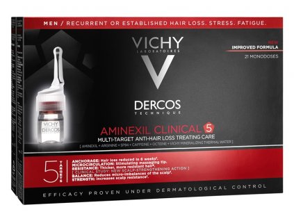 vichy dercos aminexil clinical 5 cilena pece proti vypadavani vlasu pro muze 14