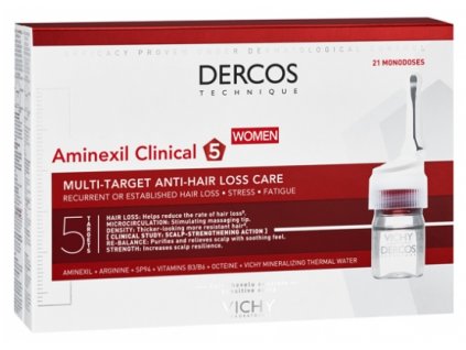 vichy dercos aminexil clinical 5 cilena pece proti vypadavani vlasu pro zeny 14