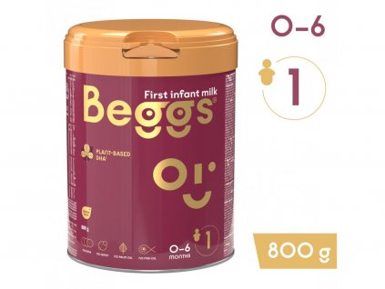 Beggs 1 počáteční mléko (800 g)