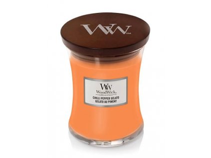 woodwick vonna svicka vaza stredni chilli pepper gelato 275g