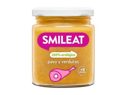 SMILEAT BIO prikrm kruta se zeleninou s extra panenskym olivovym olejem 6M+ 230g