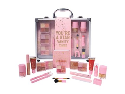 q ki you re a star 22 piece vanity case beauty gift set 2