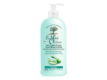 LPO tělové mléko hydratační aloe vera a zelený čaj 250ml