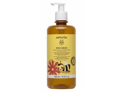 apivita kids sprch.gel 2v1 heřmánek+med 500ml