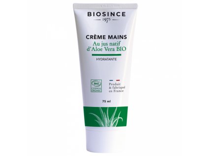 biosince creme mains aloe vera bio biosince 1975 75ml