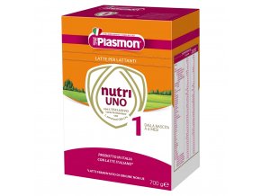 PLASMON Nutri uno 1 počáteční mléko 2x350 g, 0m+