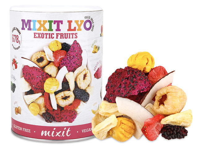 MIXIT Křupavé ovoce Exotický mix 110 g