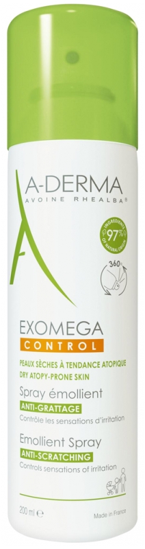 A-DERMA Exomega CONTROL Emolienční sprej 200 ml