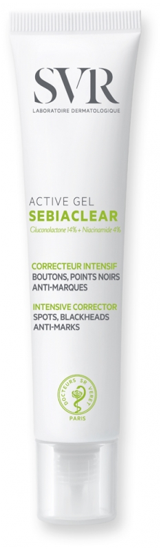 SVR SEBIACLEAR ACTIVE gel pro aknózní pleť 40ml