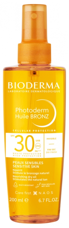 BIODERMA Photoderm Bronz ochranný suchý olej ve spreji SPF30 200ml