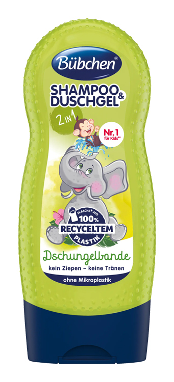 BÜBCHEN Kids sprchový gel 2v1 Partička z džungle 230 ml