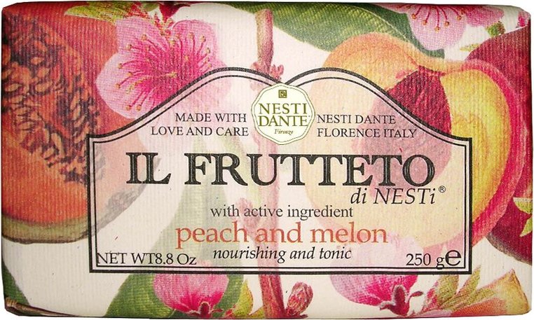 Nesti Dante IL Frutteto Peach & Melon mýdlo 250 g