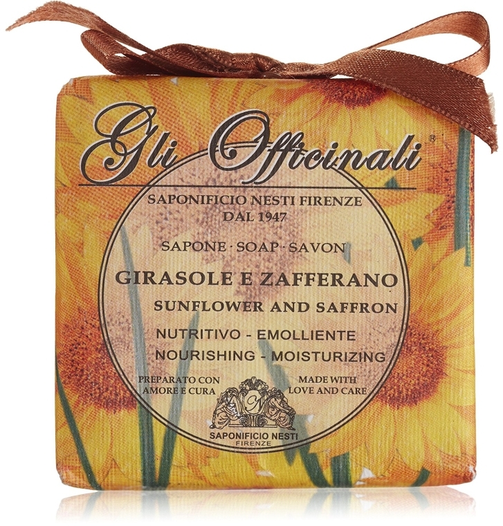 Nesti Dante Gli Officinali mýdlo Soap Sunflower & Saffron 200 g