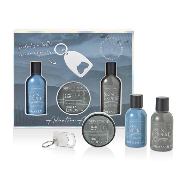 The Kind Edit Co. Skin Expert Mini Grooming set sprchový gel 100ml Dárková sada