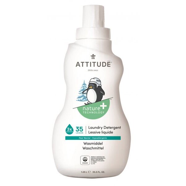 ATTITUDE prací gel pro děti s vůní hruškové šťávy 1050 ml