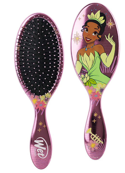 Wet Brush Original Detangler Disney Princess Wholehearted kartáč na vlasy Tiana Light Purple