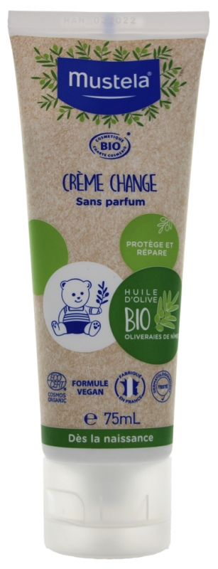 Mustela BIO krém proti opruzeninám pro děti od narození 75 ml