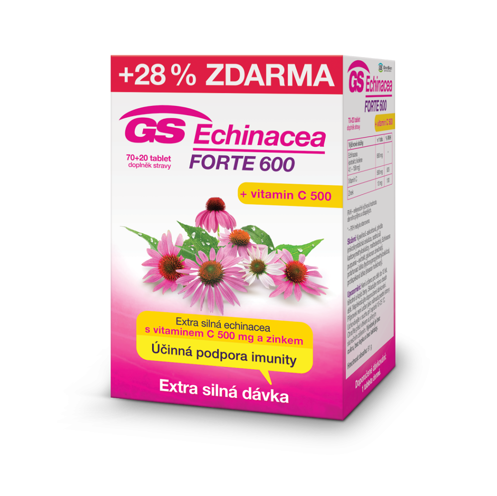 GS Echinacea forte 600 70+20 tablet