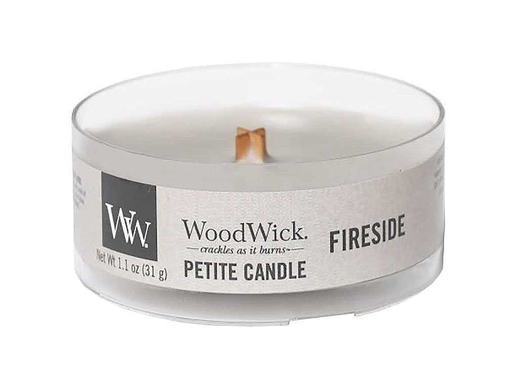 Levně WoodWick, USA WoodWick Petite Fireside vonná svíčka 31 g